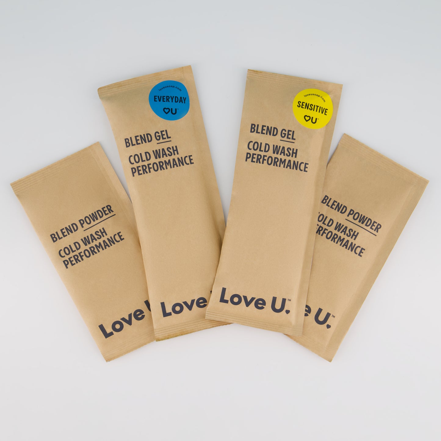 Everyday & Sensitive Compostable Gel & Powder Sachets