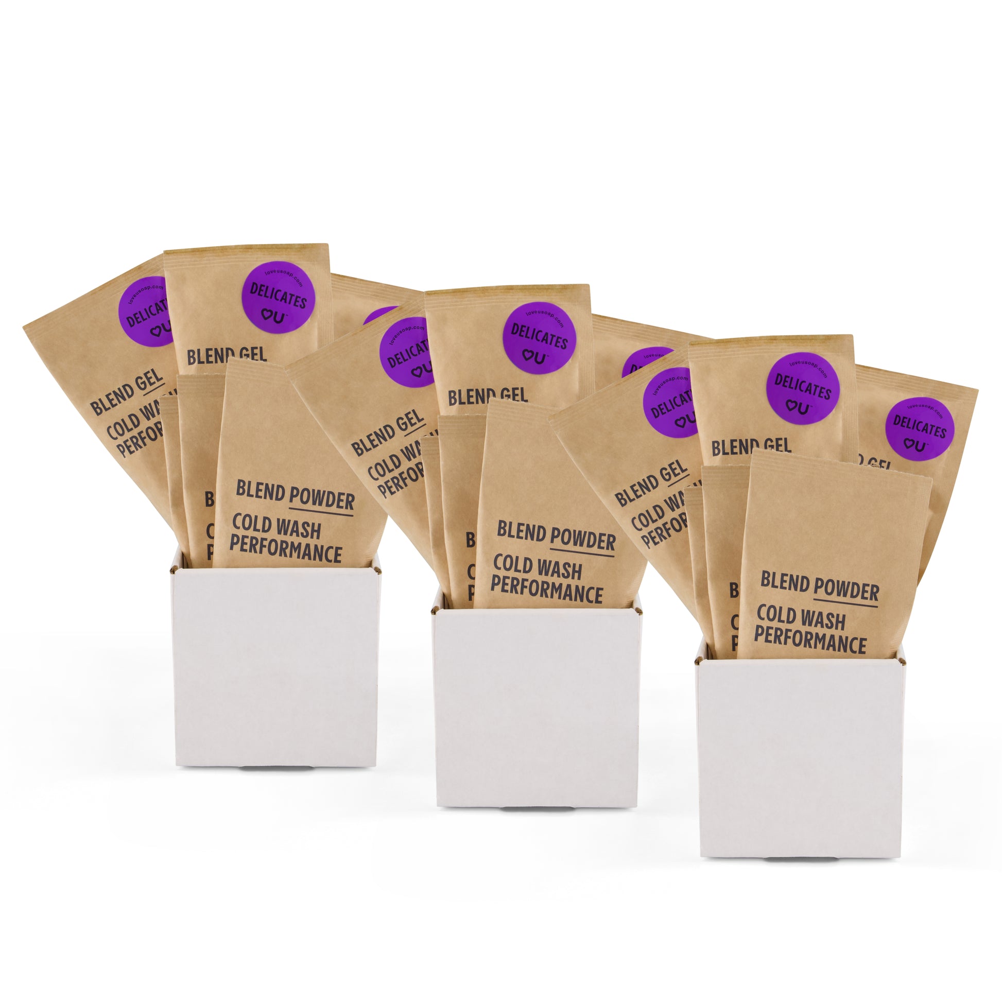 Delicates Laundry Liquid Powder and Gel Sachets