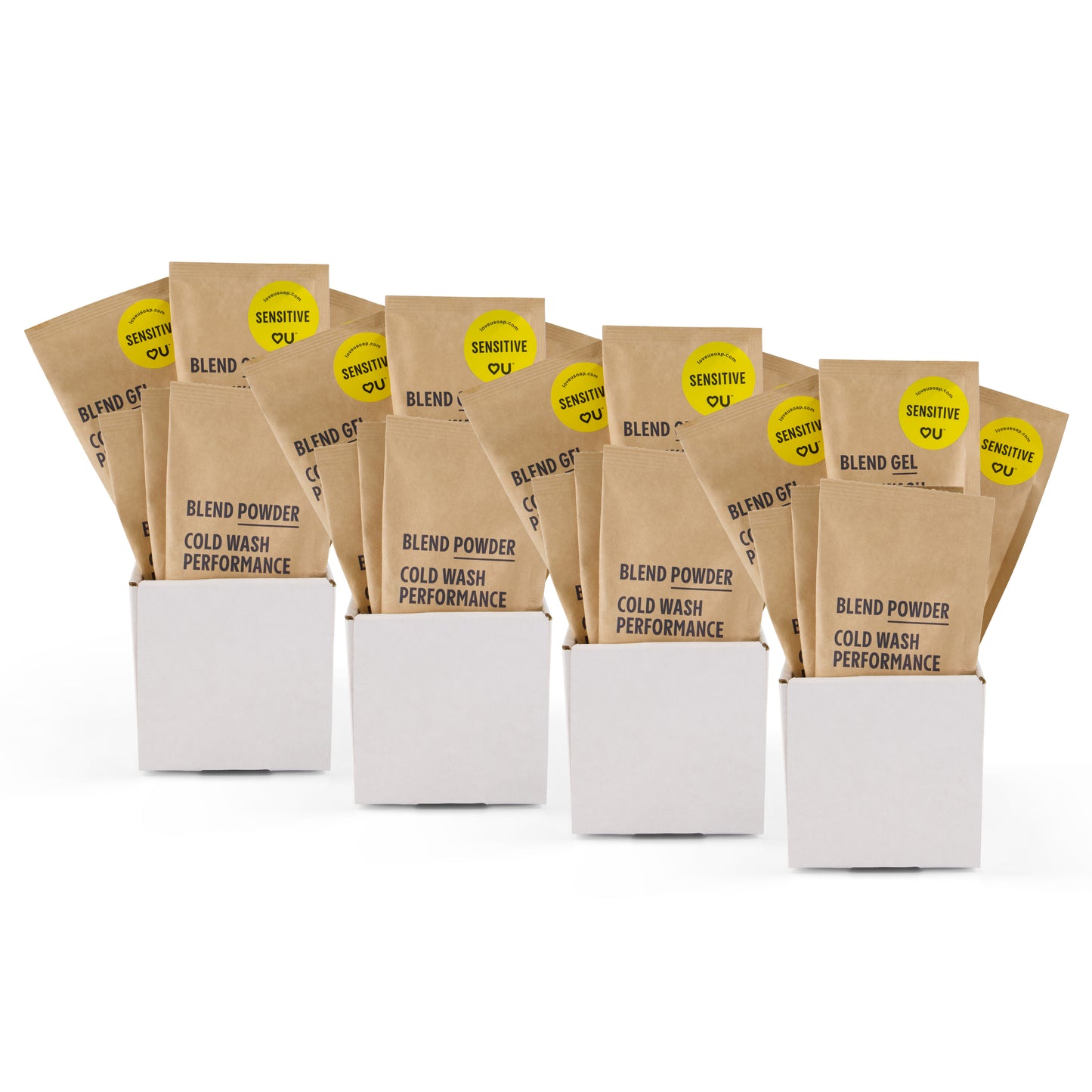 Sensitive Laundry Liquid Sachets x 4