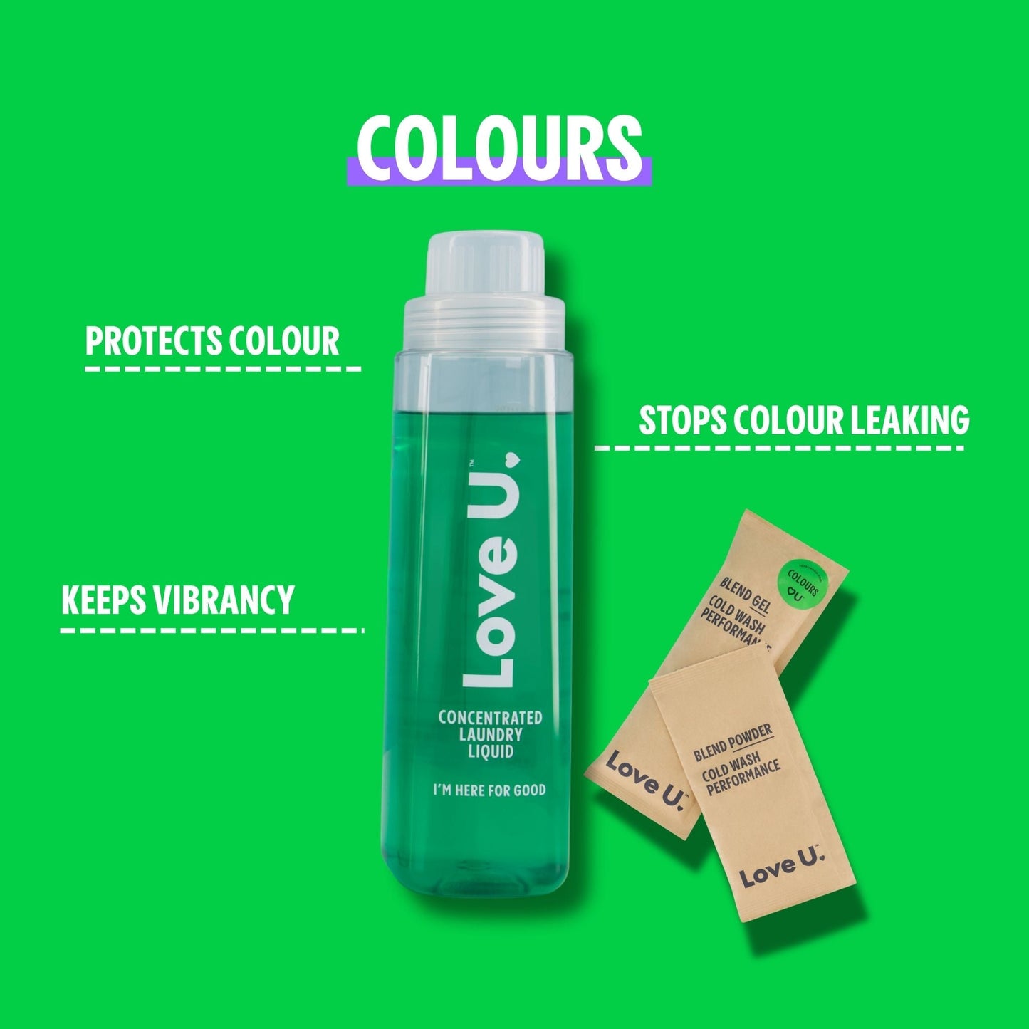 Colours Laundry Liquid Starter Pack loveusoap
